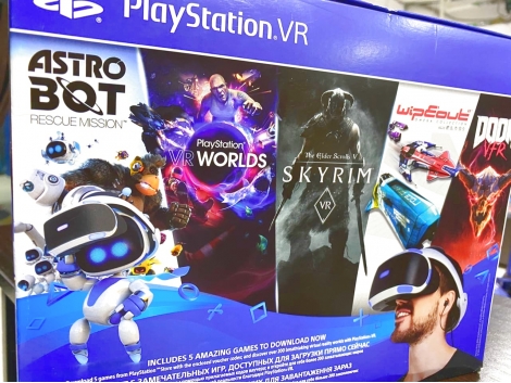 Шлем виртуальной реальности Sony Playstation VR V2 + PS Camera + 5 игр