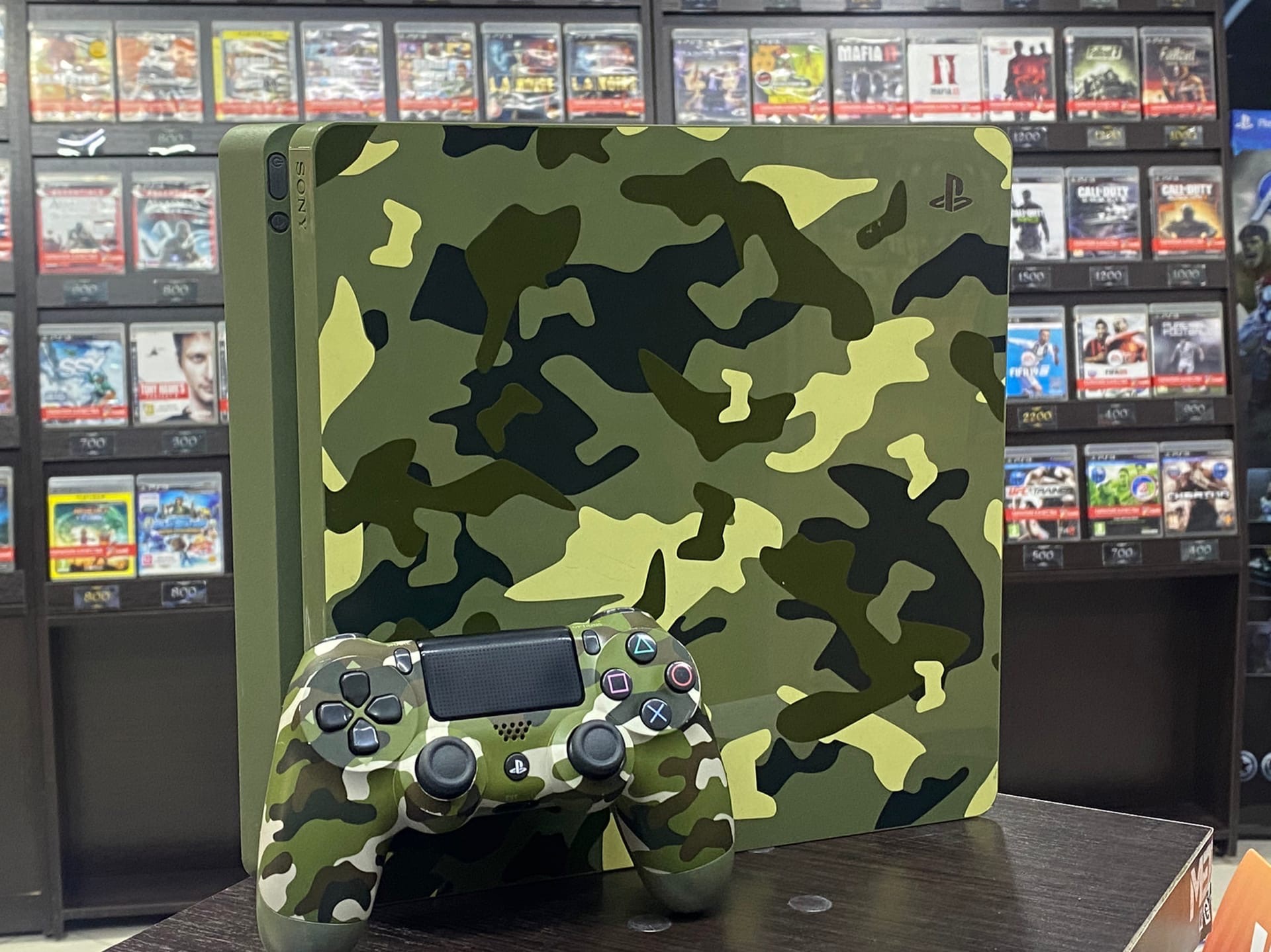 Игровая консоль Sony Playstation 4 Slim 500gb WWII (б/у)